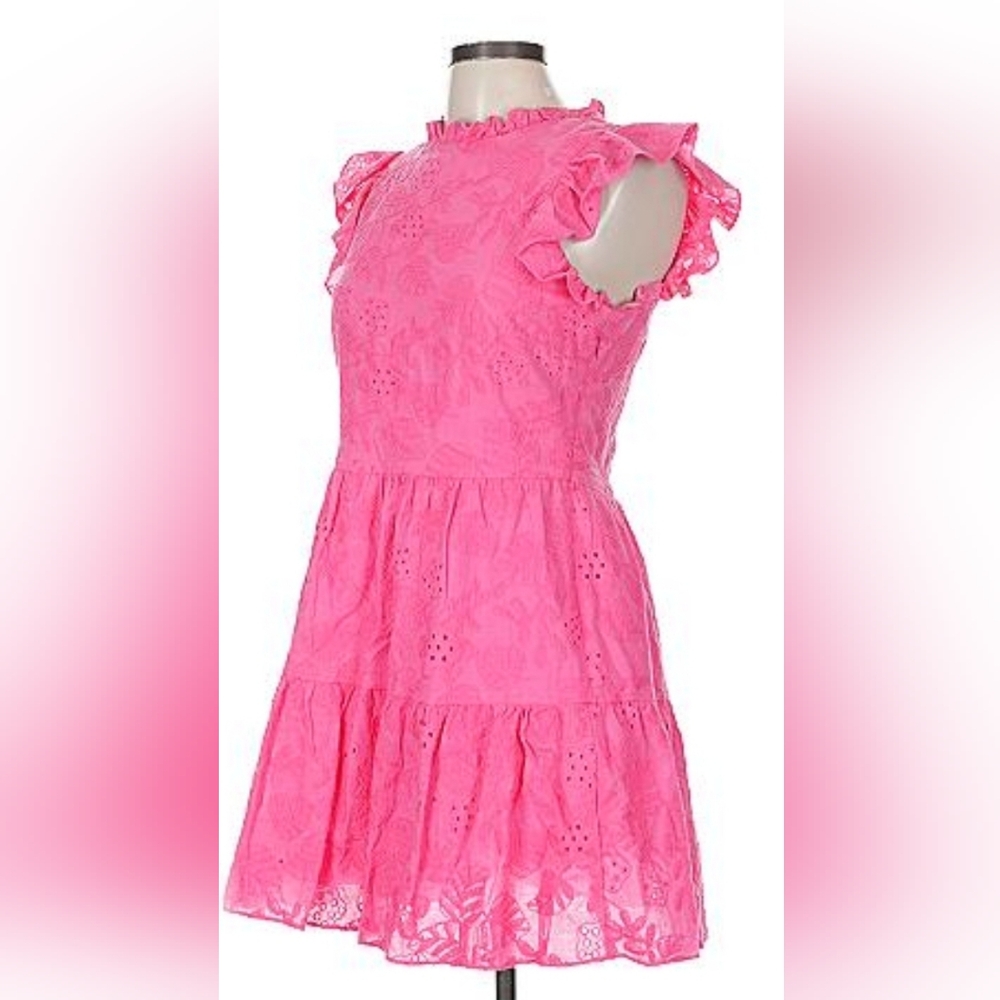 WILLA STORY Pink Eyelet Dress - Picture 2 of 11